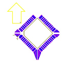 OFP和PLCC型集成塊如采用紅膠工藝過波峰,需采用斜角45度方式擺放，且每邊的最后一個引腳均需添加盜錫焊盤