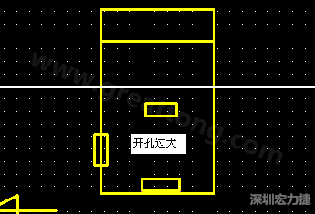 PCB設(shè)計(jì)時(shí)后焊元件焊盤開孔過大容易使焊錫流進(jìn)插座造成短路。
