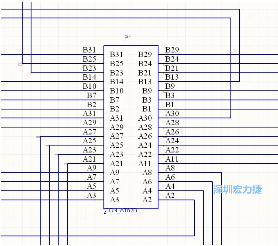 雙擊 1.SchDoc，文件可以被正常打開，下圖是其中的一部分：
