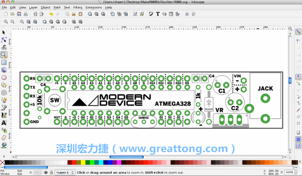 既然你有一個以電路板為背景的清晰影像了，使用向量工具將要絲印的圖像畫在上面吧，下面有一個例子。