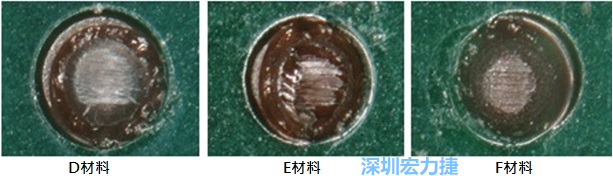 圖14- 冷球拉力試驗(yàn)后，光學(xué)顯微鏡下的失效模式